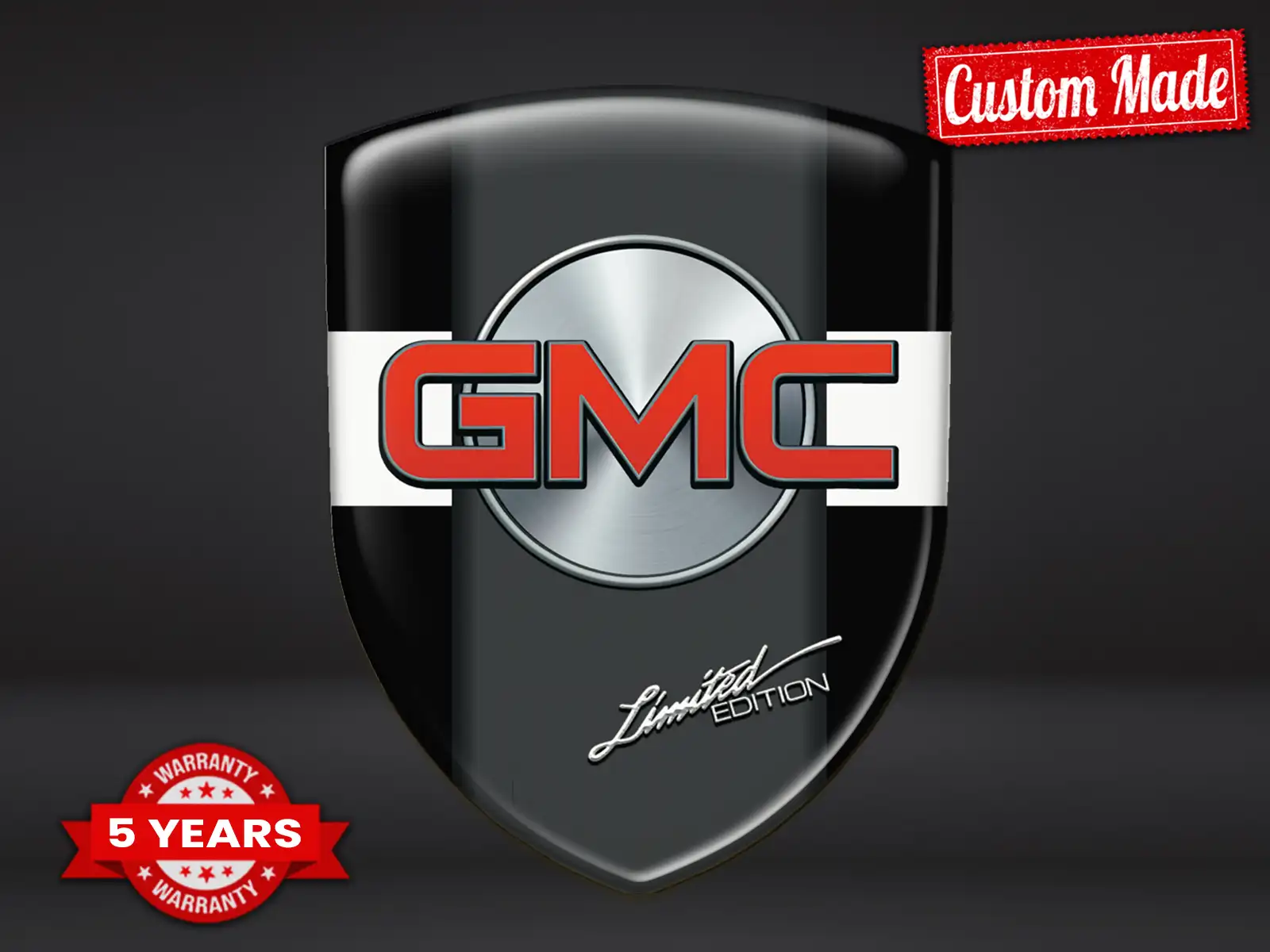 GMC Autoembleme Modern Anpassbar Exklusiv Personalisierbar